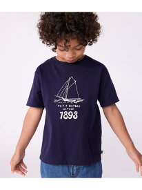 【SALE／10%OFF】半袖Tシャツ PETIT BATEAU プチバトー トップス カットソー・Tシャツ ブルー グリーン【RBA_E】【送料無料】[Rakuten Fashion]