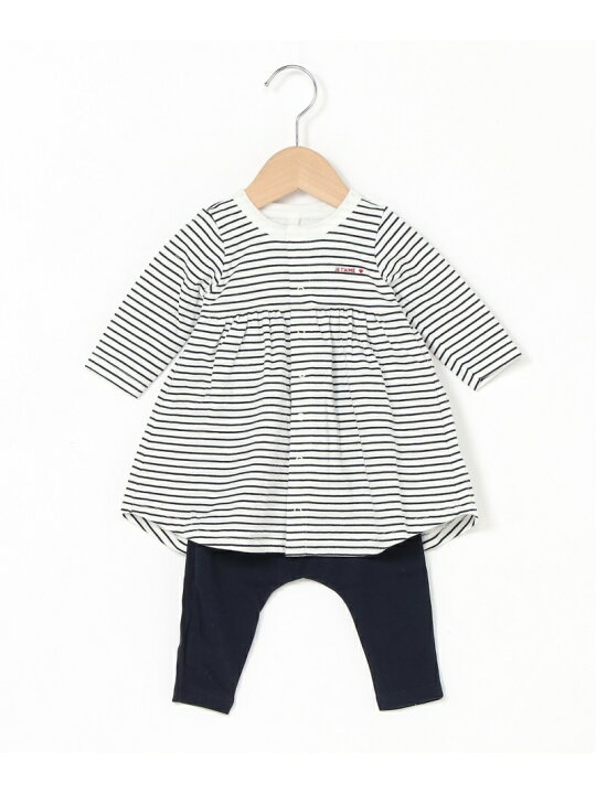 楽天市場】【SALE／30%OFF】ミニマリニエールワンピース&レギンス 