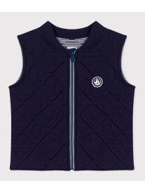 【SALE／10%OFF】キルティングベスト PETIT BATEAU プチバトー トップス ベスト・ジレ ブルー【RBA_E】【送料無料】[Rakuten Fashion]