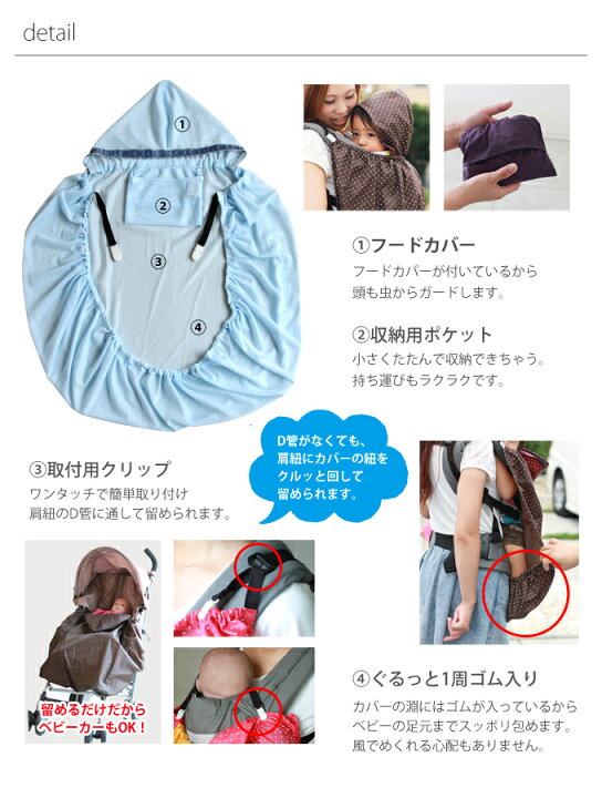 楽天市場】赤ちゃんを虫刺されから守る！【虫よけメッシュカバー 