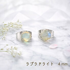 つけっぱなしOK　ピアス　ラブラドライト　一粒　4mm　爪あり　ファセットカット　レディース　金属アレルギー対応　サージカルステンレス　送料無料　プレゼント　虹色　希望　自由　癒し　ストレス　お守り　天然石　スタッド　シンプル　上品　綺麗　大人可愛い　両耳