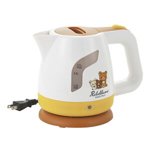 リラックマ 電気ケトル0.8L RK-16 103-C053 ラッピング無料 のし無料 メッセージカード無料 ギフト キッチン用品 キャラクター 湯沸し器 内祝い 贈り物 お返し 御礼 出産 歳暮 中元 見舞い プレゼ