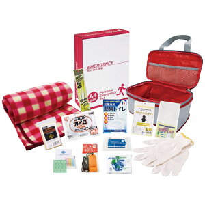 圧縮できる非常持出13点セット CQ-40 4308-022 防災グッズ 防災セット 非常用持ち出し袋 防災バッグ 避難セット 災害グッズ 防災 女性 救急セット 防寒 毛布 備蓄 地震 災害 防災用品 内祝い 景品