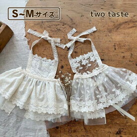 ガーゼエプロンドレス チュール 女の子 ベビー キッズ 80 90 ノースリーブ レース 韓国子供服 ハーフバースデー 礼服 冠婚葬祭 披露宴 結婚式 正装 セレモニー 七五三 コットンエプロン レースエプロン 着物 ワンピース