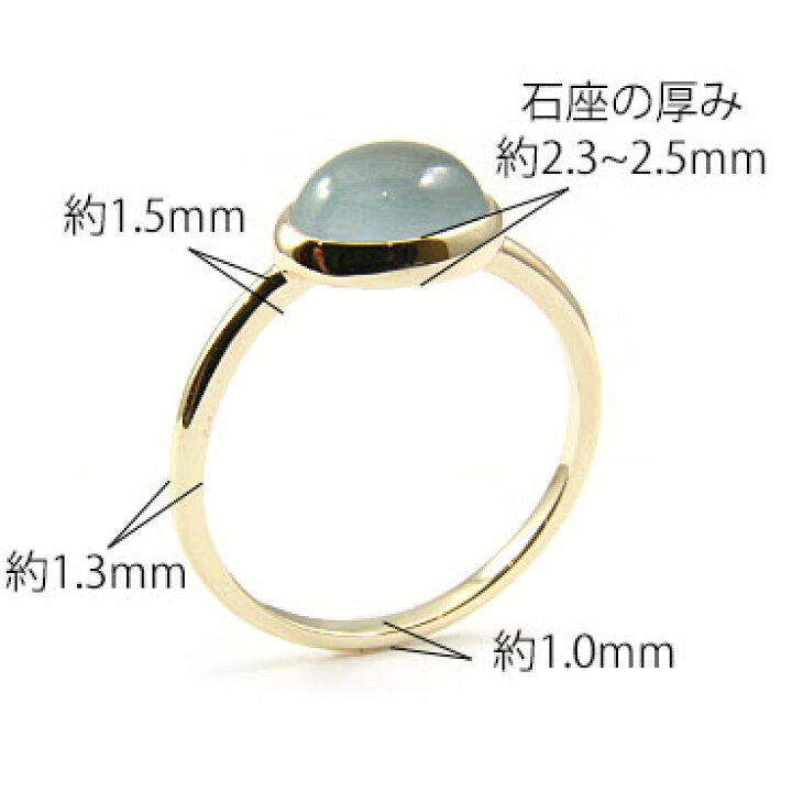 楽天市場】K10リング ミルキーアクアマリン シーブルーカルセドニー 