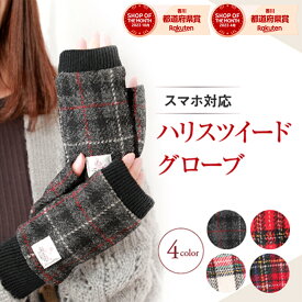 【最大10%offクーポン】ハリスツイードxスェード スマホ対応レディース手袋 HarrisTweed ハリスツイードグローブ GLOVE スマホ対応/ハリス/手袋 女性 冬 防寒 防風 防水 おしゃれ オシャレ 通勤 用 通学 自転車 誕生日 プレゼント 女友達 ギフト