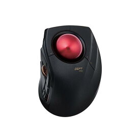 エレコム マウス 有線/ワイヤレス/Bluetooth トラックボール人差指 中型ボール 8ボタン チルト機能 ブラック M-DPT1MRXBK