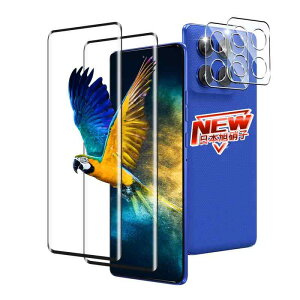 �y2+2���Z�b�g�z �Ή� Motolora Edge 60 Pro / 60S Pro �K���X�t�B���� 2�� + �����Y�ی�t�B���� 2�� �w��F�� �Ή� ���g���[�� edge 60 pro / 60S pro �t�B���� �����K���X�t�B���� �P�[�X �y