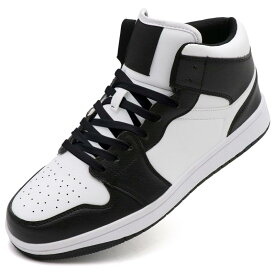 [Beita Sports] スニーカー メンズ 白 黒 ハイカット 運動靴 カジュアルシューズ レデイース 歩きやすい 通勤 通学 普段履き 26センチ