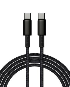 Baseus USB-C to USB-C P[u yPDΉ 100W/5A }[d ̗p iCґg ϋv  fh~ ܂ȂfUCz TypeC P[u 480Mbps f[^] QC/PPSȂǑΉ iPad Pro/
