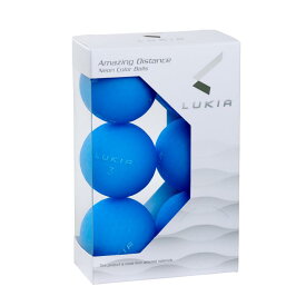 LUKIA（ルキア）ゴルフボール NEON COLOR 6P 超反発 (NEON BLUE)