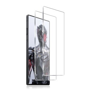 【二枚入り】FOR REDMAGIC 8 Pro 用のガラスフィルム for REDMAGIC 8 Pro 用のフィルム 液晶保護フィルムfor REDMAGIC 8 Pro 用のケース 強化保護ガラス 硬度9H 衝撃吸収 透過率高 指紋防止 自動吸着