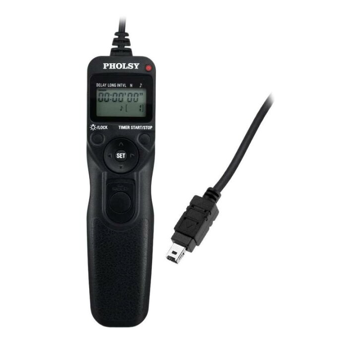 Intervalometer Nikon PHOLSY Camera Timer Remote Release Control