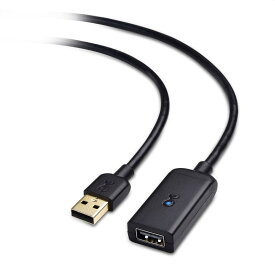 Cable Matters USB 延長ケーブル 10m USB2.0 延長ケーブル USB延長ケーブル Activeタイプ Type A オス メス リピーターケーブル 延長コード 超高速 ブラック