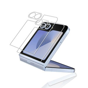 �Ή� Galaxy Z Flip6�y �����Y�t�B�����ی�t�B����*2+�w�ʕی�t�B����*2�z �y����Ɏ��s���Č����\�z�����K���X �����^ �Ή� Flip6 �p ���Ɏq�f��AGC �����ߗ� �d�x9H ��U�h�~PCduoduo �y�ȒP�\