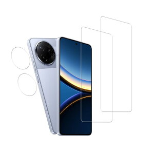 HKKAIS �y2+2 ���Z�b�g�z���{���Ɏq�̗p Xiaomi Poco F7 Pro / F7 Ultra �p �K���X�t�B���� �J�����t�B���� ���� �K���X �t����� �ی�t�B����