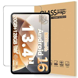 For Teclast T65/ODEA A13/TABWEE T60pro/TECLAST T65 Plus �t�B���� 13.4�C���` �^�u���b�g Teclast T65 Android 16 �Ή� �����K���X �����x�^�b�` �����ߗ� �d�x9H �w��h