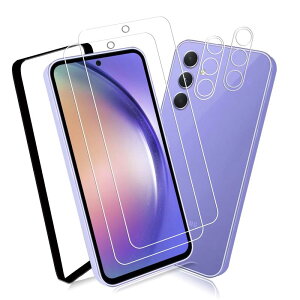 �y4���Z�b�g�z 2�� Galaxy A54 5G �K���X�t�B���� �M�����N�V�[a54 5g SC-53D/ SCG21 ��p�ی�t�B���� + 2�� For Galaxy A54 5G �J�����ی�t�B���� �����K���X �����^ �t���ی�t�B���� FOR SC