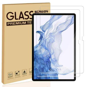 �y2������zFor Samsung Galaxy Tab S8+/Galaxy Tab S7+ 12.4�C���` ��p �����K���X�t�B���� �ڂ̔��y�� �ی�t�B���� �����ߗ� ���Ɏq�f�� 9H�d�x �C�A�[�� ��U�h�~ �w��h�~ For Samsung G
