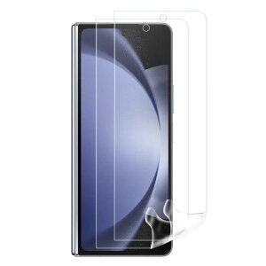 �y2���Z�b�g�zFor Galaxy Z Fold5 �t�B���� Galaxy Z Fold5 �ی�t�B���� ��G��ǂ� �����^ �_�炩�� �P TPU�� �����C�� ������ �C�A�h�~ Galaxy Z Fold5 ��ʕی�t�B���� PCduoduo