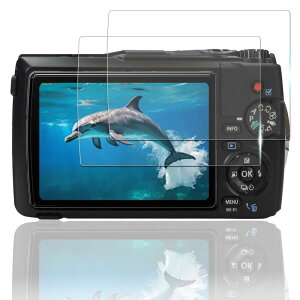 Nutmeg�y2���Z�b�g�z�Ή� OM SYSTEM Tough TG-7 �p�� �K���X�t�B�����y���{���Ɏq�f�ސ��zOlympus Tough TG-7 TG-6 TG-5 TG-4 �t�B���� OM SYSTEM Tough TG-7 �p�� �ی�t�B����