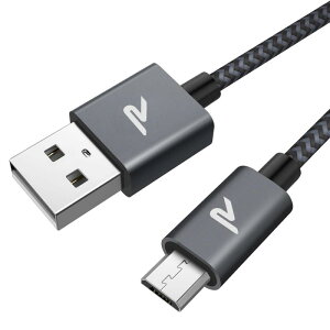 �y2M/���z�}�C�N�� usb �P�[�u�� Rampow Micro USB �P�[�u�� �}�C�N���^�C�vB QC3.0�}���[�d �����f�[�^�]�� ���ϋv ps4�R���g���[���[�[�d�� Android���@��X�}�z�Ή� Galaxy/Xperia/AQUOS�Ή� an