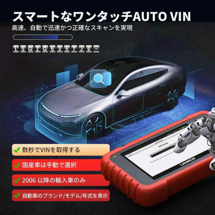 楽天市場】LAUNCH CRP129X V2.0 OBD2 診断機 SRS/エンジン/ABS 
