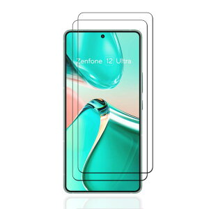 �y2���z�Ή� For ASUS Zenfone 12 Ultra �K���X�t�B���� �t���ی�t�B���� ������ �ώw�� ��U�h�~���� �S�ʕی� For ASUS Zenfone 12 Ultra �t�B���� �����K���X