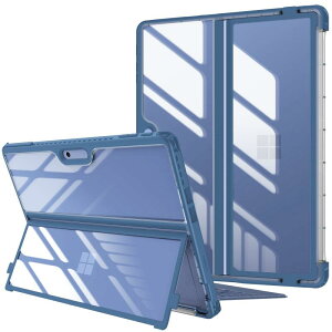 Fintie for Microsoft Surface Pro 11 /10 2024 / 9 / 9 5G 2022 13�C���` �P�[�X �^�C�v�J�o�[ �\�t�gTPU �S�ʕی�^ �X�^���h�ی�@�\�t�� �L�b�N�X�^���h�P�[�X �y�� ���^ �ϏՌ�(�l�C�r�[