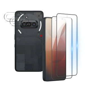 �Ή� Nothing Phone 3A �K���X�t�B���� �y2* �ی�t�B���� + 2* �����Y�ی�t�B�����z�w��h�~ ���Y���Ɏq�ގ� Nothing Phone 3A ���^ �����K���X �����ߗ� ������ �� 9H�d�x�����^ �C�A�Ȃ��ȒP�\��t