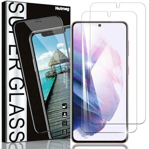 Nutmeg�y2���Z�b�g�zGalaxy S21 5G �K���X�t�B�����y���{���Ɏq�f�ސ��zSCG09 SC-51B �ی�t�B���� �����K���X �d�x9H �����ߗ� ������ �C�A�Ȃ� �\��t���ȒP ������ �ϏՌ� �����x�^�b�` ��U�h�~