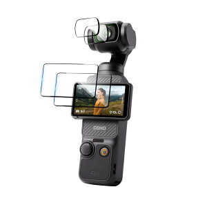�Ή�DJI Osmo Pocket 3�����K���X�t�B���� 2�� + �����Y�ی�t�B���� 2���w��h�~ ���Y���Ɏq�ގ������ߗ� ������ �� 9H�d�x�����^ �C�A�Ȃ��ȒP�\��t�� ���E���h�G�b�W���H