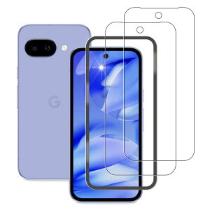 �Ή��y2���Z�b�g+�K�C�h�g�z Google Pixel 9A �p�� �K���X�t�B���� Google Pixel 9a �p �ی�t�B���� �����K���X �t�B���� �t�� �ی�t�B���� �d�x9H �ϏՌ� ��U�h�~ �h�o �\��t���ȒP �����ی� ����