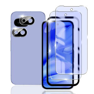 For Google Pixel 9a �K���X�t�B���� �y �u���[���C�g�J�b�g �z + Google Pixel 9a �J�����t�B�����y2+2���Z�b�g�z Pixel 9a �ڂ̔��y�� �w��F�ؑΉ� �O�[�O���s�N�Z��9a �t���ی�t�B���� ���{���f��