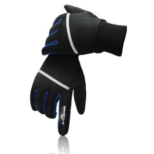 F-TUBAMER サイクルグローブ 3D 立体 フルフィンガー 衝撃吸収パット タッチパネル対応 滑り止め 裏起毛 防寒 自転車 ロードバイク ランニング 登山 ジム お釣り キャンプ ハイキング スキー