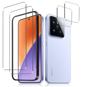�Ή� xiaomi 15 �t�B�����y�K�C�h�g�z-���Ɏq�f�ސ� �V���I�~ 15 �ی�t�B���� 2��+ xiaomi 15�J�����t�B����2�� �d�x9H xiaomi 15 �K���X�t�B���� ��U�h�~ �����x�^�b�` �\��t���ȒP �V���I�~ 15 �p
