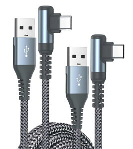 USB Type C �P�[�u�� L���y3M/2�{�Z�b�g�z�}���[�d �^�C�vc �P�[�u���yPDQC3.0�Ή� �}���[�d�z type-c ���[�Ԃ� usb c ���[�Ԃ� iPhone 17 16 15 Plus Pro Max�CSamsung Gal