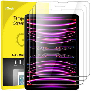 JETech iPad Pro11�C���` (2022/2021/2020/2018���f��)�AiPad Air5/4 (2022/2020 10.9�C���`)�p�����K���X �t���ی�t�B���� 1���Z�b�g