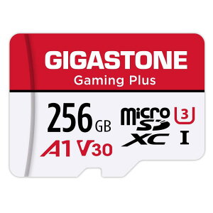 �ySwitch 1��p�z GIGASTONE �}�C�N��sd�J�[�h 256GB Gaming Plus microSDXC UHS-I A1 V30 U3 V30 C10 �]�����x 100 MB/s ���� MicroSD Full HD  4K