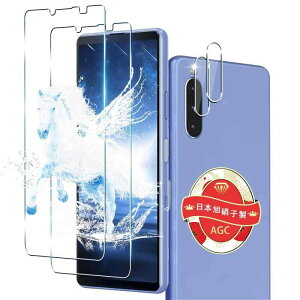 Ή Xperia 10 III SOG04 SO-52B KXtB 2+2Zbg wFؑΉ p Xperia 10 iii Lite XQ-BT44 tB JیtB { Ɏq 9Hdx Sʕی EhGbWH p