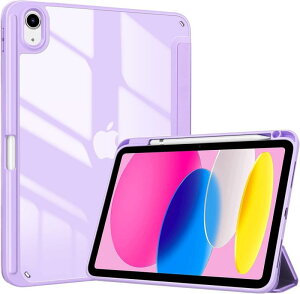 ProCase iPad 11����/10���� �P�[�X iPad�iA16�j11�C���` 2025/10.9�C���` 2022�ʗp A2696 A2757 A2777 �y�����[ �ϏՌ� �O�܂� �X�^���h �X�}�[�g�J�o�[�i�p�[�v���j