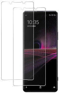 y2ZbgzXperia 1 III KXtB wFؑΉ SOG03 SO-51B KXtB tB {fސ tیtB ʕی KXJo[ ɔ0.33mm ߗ ώw  2.5D 