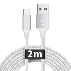 USB Type C P[u  USB C P[u ^Cvc P[u 2m }[d f[^] c^Cv [Ԃ ϋv fh~ iPhone15V[YAFireHD 10 8 ^ubgAGalaxyAXperiaAXiaomiȂ