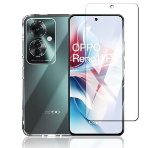 OPPO Reno11 F 5G �P�[�X + OPPO Reno11 F 5G �t�B�����y���{���f�ވ��Ɏq���zOPPO Reno11 F 5G /OPPO Reno11 A �K���X�t�B���� �S�ʋz�� �����ߗ� �d�x9H ���E���h�G�b�W���H OPPO Re
