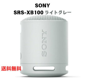 SONY SRS-XB100 ライトグレー ワイヤレスポータブルスピーカー Bluetooth ブルートゥース アクティブスピーカー