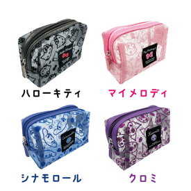 【T3】サンリオ　フロッキーメッシュマルチポーチ　【キャラクター/sanrio/キャラクター/キャラクターポーチ/キャラクター雑貨/キャラアイテム/キャラ雑貨/メッシュ】【2401】