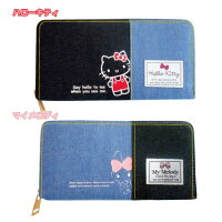 【NEW】【T2】【ハローキティ】【マイメロディ】長財布2色デニム【サンリオ/sanrio】【1806】【1330-1520-1900】