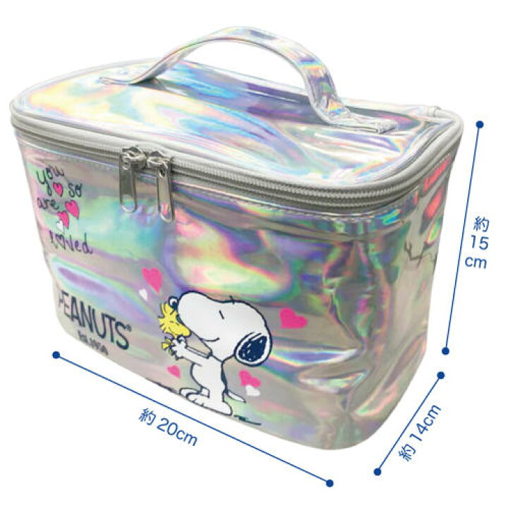 楽天市場 ウルトラセール開催中 T3 スヌーピー バニティポーチ オーロラ ｍサイズ Snoopy 1807 1330 15 1900 Petitpoche