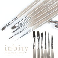 inbity ジェルブラシ ジェルネイル ネイルブラシ ジェル ネイル ネイルアート アートブラシ ラウンド フ…