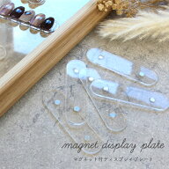 [マグネット付]ディスプレイプレート ジェルネイル ジェル ネイル セルフネイル ネイル用品 ネイルディス…